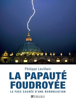 cover image of La papauté foudroyée